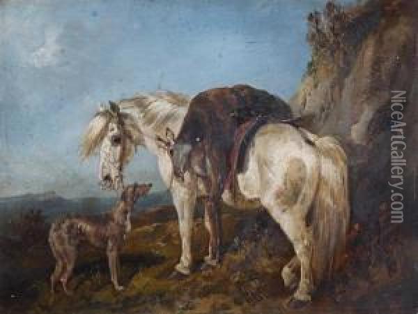 'bringing Home The Deer' Oil Painting - Byron Webb