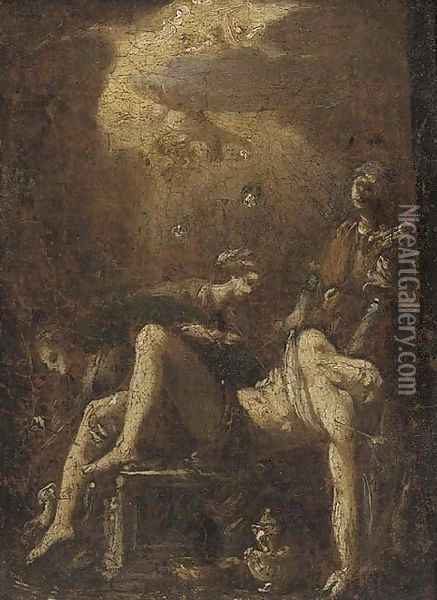 Saint Sebastian Oil Painting - Carlo Carlone