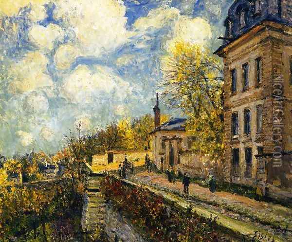The Factory at Sevres Oil Painting - Alfred Sisley