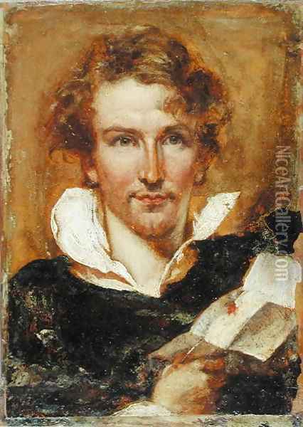 Self Portrait Oil Painting - William Etty