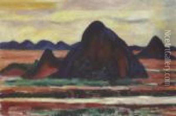 New Mexico Oil Painting - Marsden Hartley