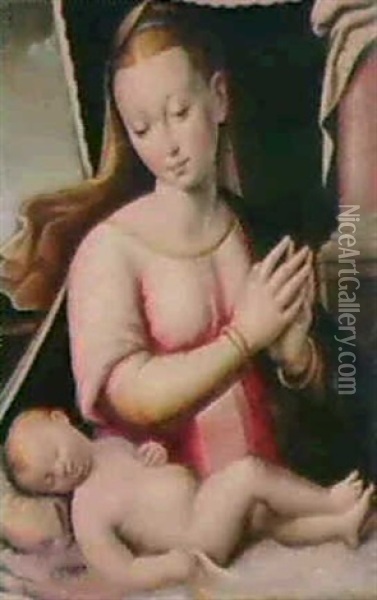 Madonna E Bambino Oil Painting - Barbara Longhi