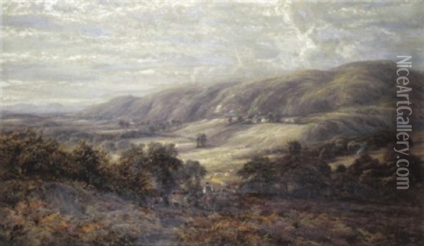 Le Retour Du Paturage Oil Painting - Edmund George Warren