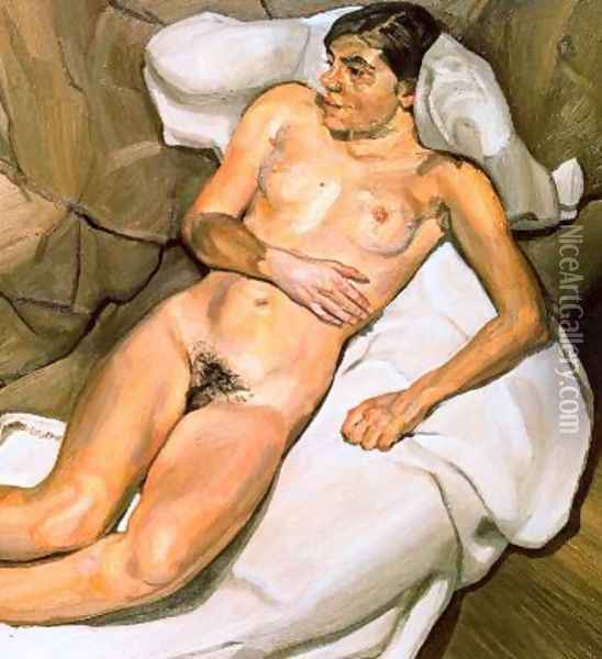 Bella Oil Painting - Lucian Freud