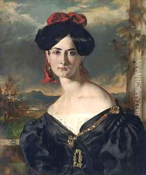 Louisa Vaughan nee Rolls Oil Painting - William Etty
