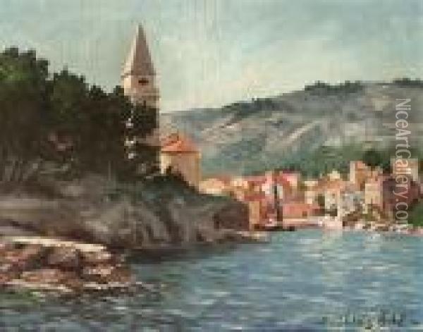 Italiai Taj Oil Painting - Odon Edvi-Illes