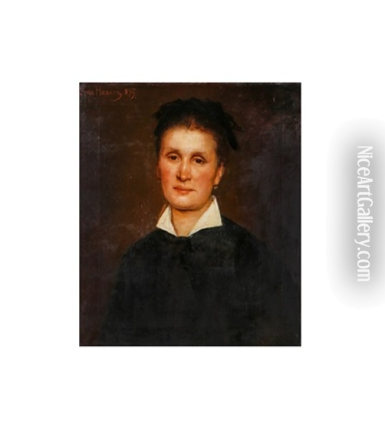 Portrait Of A Lady Oil Painting - Cecil van Haanen