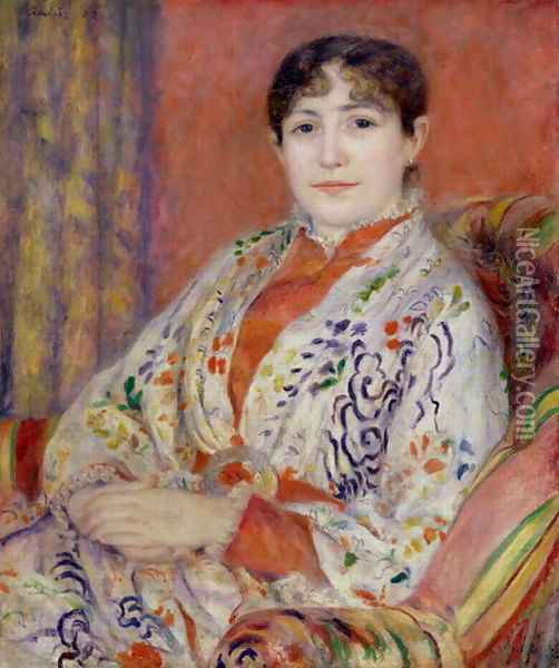 Madame Heriot 1882 Oil Painting - Pierre Auguste Renoir