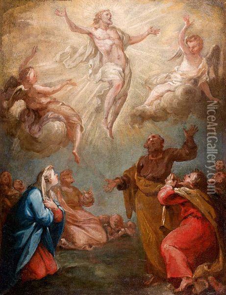 L'ascension Oil Painting - Jean-Baptiste Despax