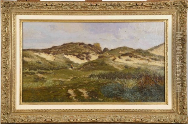 Paysage De Dunes Oil Painting - Alphonse Asselbergs