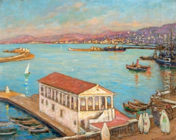 Port En Orient Oil Painting - Henry d' Estienne