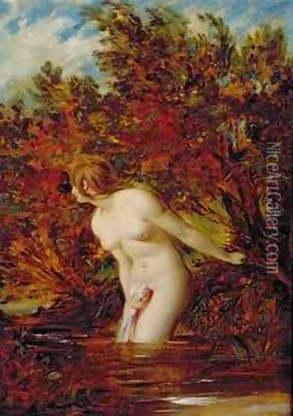 The Bather 3 Oil Painting - William Etty