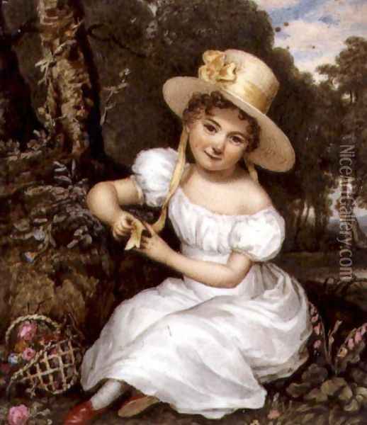 Judith FitzHerbert, 1827 Oil Painting - William the Elder Corden