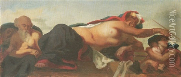 La Justice Oil Painting - Eugene Delacroix