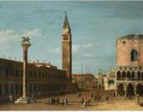 Venice Oil Painting - (Giovanni Antonio Canal) Canaletto