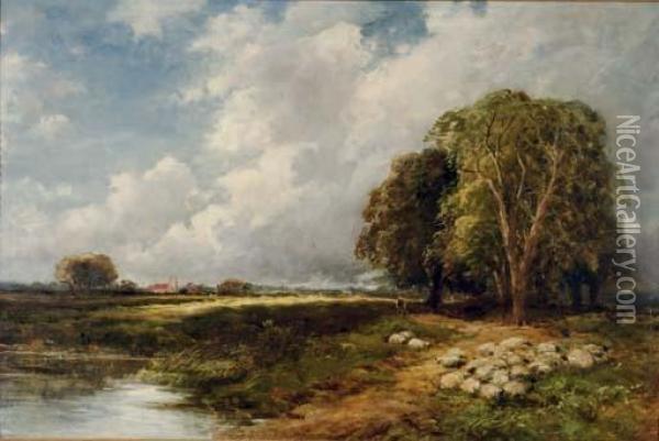 A View Near Dartmoor Oil Painting - Edmund Morison Wimperis