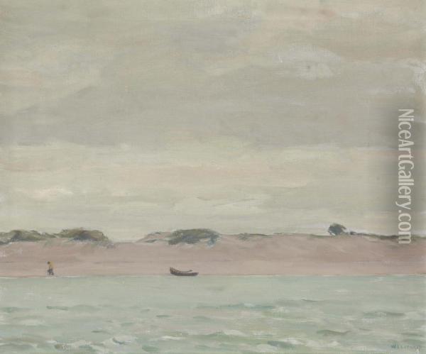 Sand Harbor Oil Painting - William Langson Lathrop