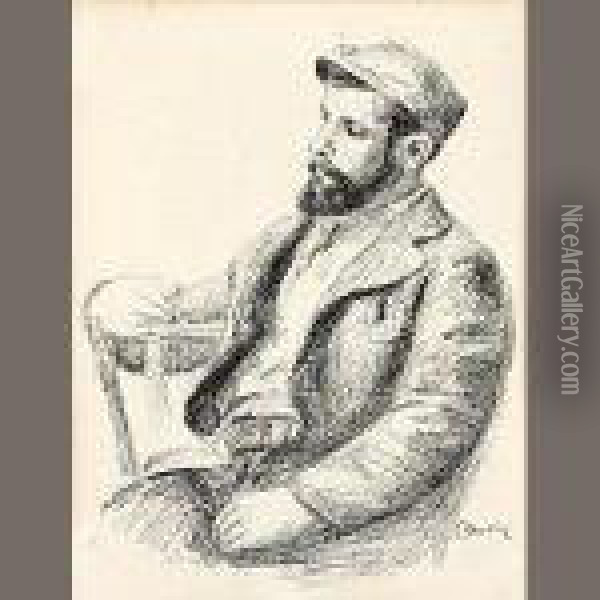 Louis Valtat, From L'album Des Douze Lithographies Originales Oil Painting - Pierre Auguste Renoir