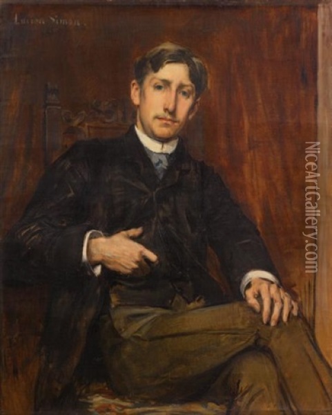 Portrait De Marcel De Lagrevol Oil Painting - Lucien Simon