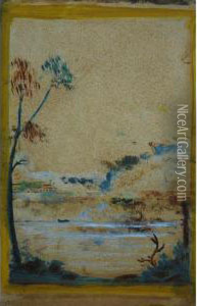 River Landscapes Oil Painting - Louis Michel Eilshemius