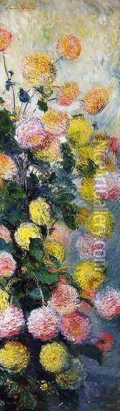 Dahlias2 Oil Painting - Claude Oscar Monet