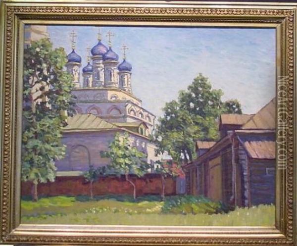 View Of The Kremlin Oil Painting - Apollinarii Mikhailovich Vasnetsov