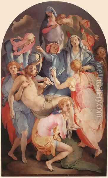 Deposition 3 Oil Painting - (Jacopo Carucci) Pontormo