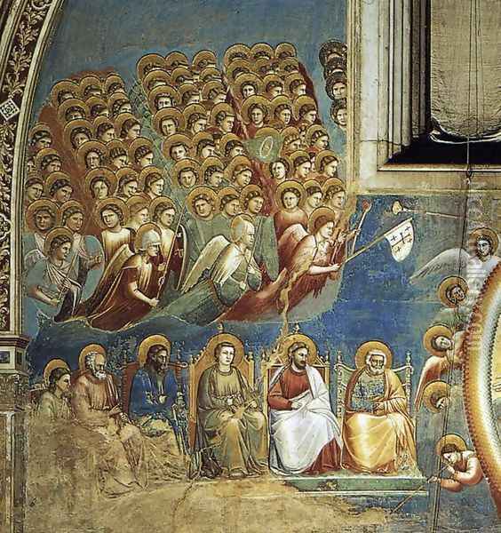Last Judgment (detail) Oil Painting - Giotto Di Bondone