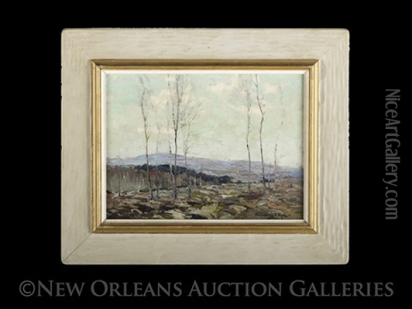 Autumnal Landscape Oil Painting - Chauncey Foster Ryder