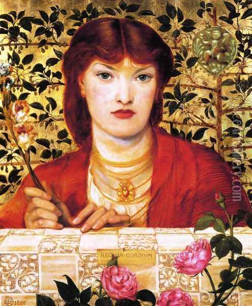 Regina Cordium I Oil Painting - Dante Gabriel Rossetti