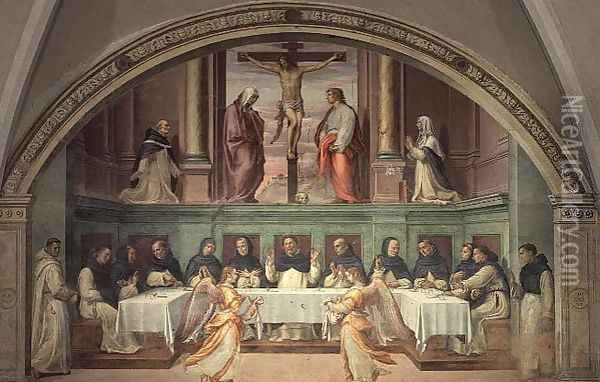 The Crucifixion, from the San Marco Refectory Oil Painting - Bartolommeo Sogliani
