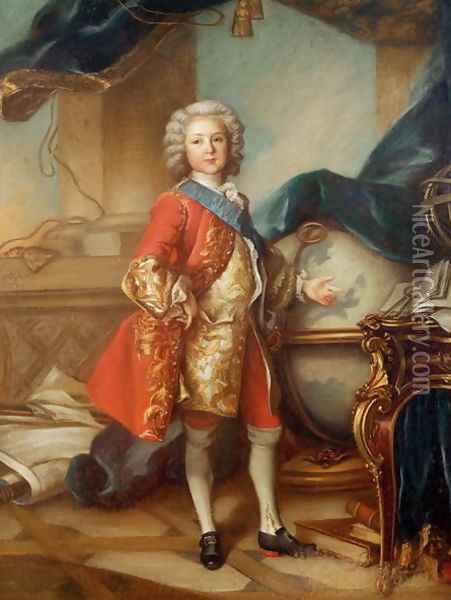 Dauphin Charles-Louis 1729-65 of France Oil Painting - Louis Tocque