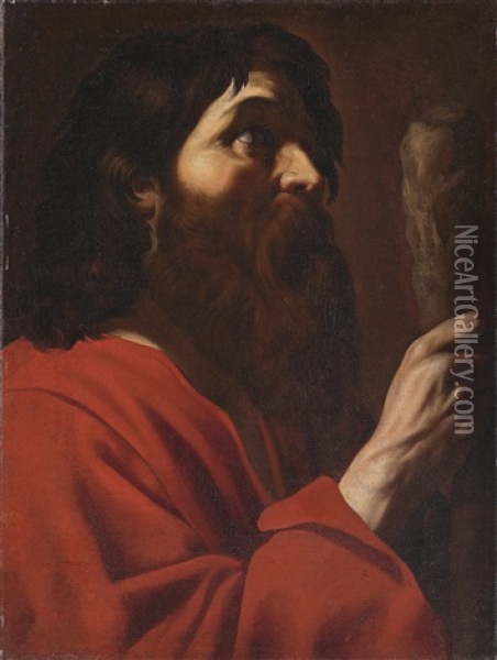 Der Heilige Jakobus Der Jungere Oil Painting - Giovanni Battista Caracciolo