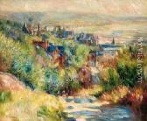 Les Hauteurs De Trouville (the Hills Of Trouville) Oil Painting - Pierre Auguste Renoir