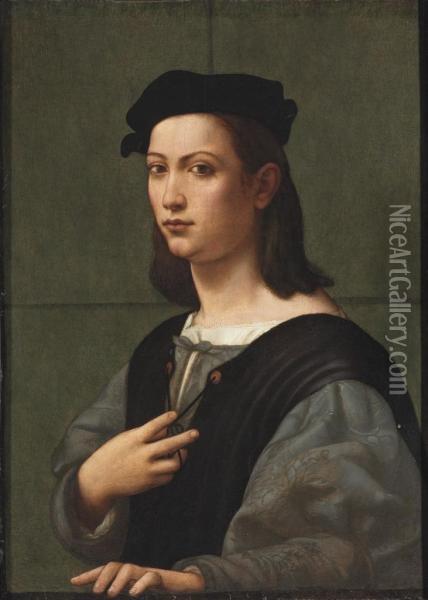 Portrait Of A Young Gentleman Oil Painting - Giuliano Bugiardini