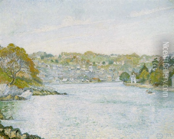 Dartmouth, Early Spring Oil Painting - Lucien Pissarro