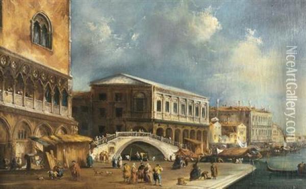 View Of Venice Oil Painting - Francesco Guardi