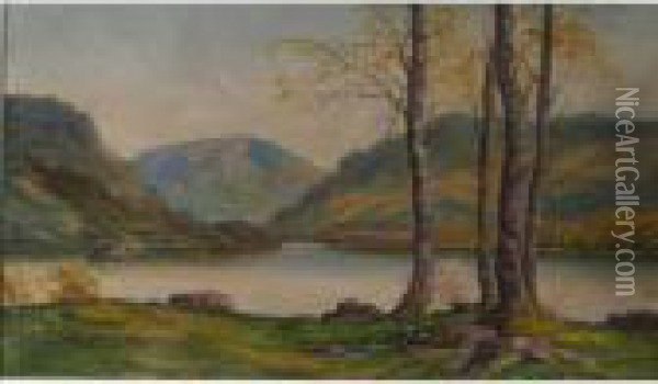 A Lakeland View Oil Painting - Edward Horace Thompson