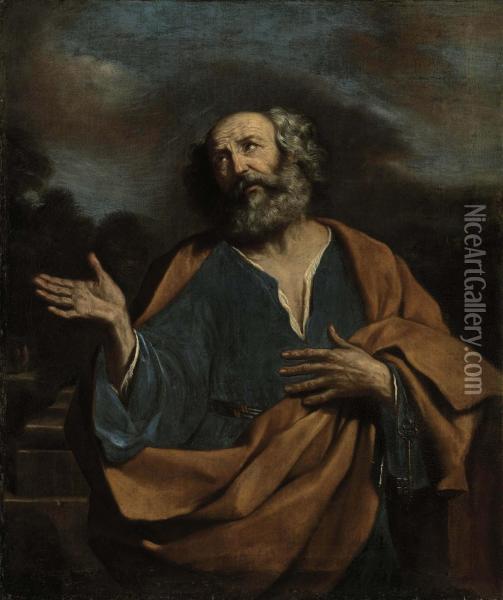 Saint Peter Oil Painting - Guercino