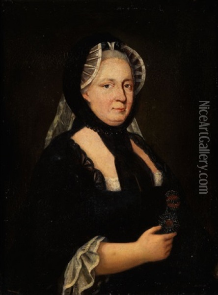 Portrait Von Maria Theresia Oil Painting - Joseph Ducreux