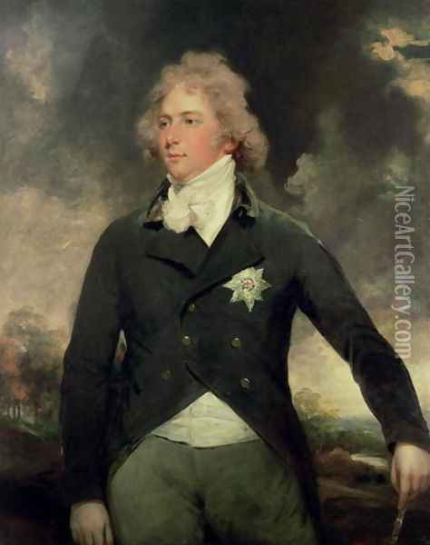 George IV as Prince of Wales Oil Painting - John Hoppner