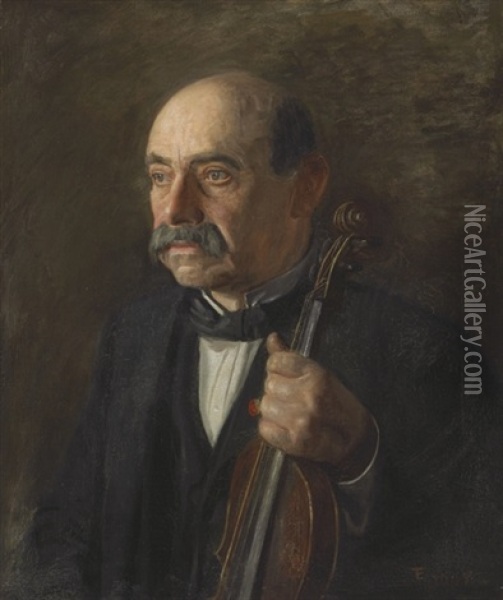 Major Manuel Waldteufel Oil Painting - Thomas Eakins