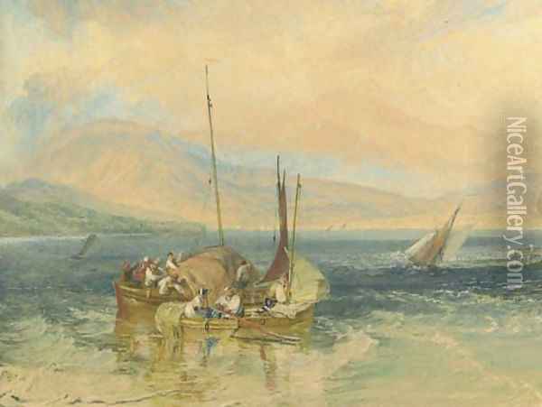 Lake Windermere Oil Painting - Joseph Mallord William Turner
