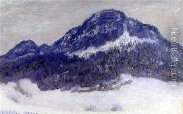 Le Mont Kolsaas Oil Painting - Claude Monet
