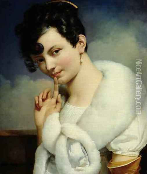 Portrait of a Woman 2 Oil Painting - Thomas Henry