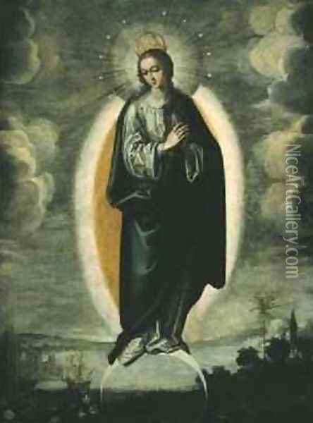 The Immaculate Conception Oil Painting - Francisco Pacheco