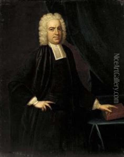 Portrait Of John Eyre Oil Painting - Richardson. Jonathan