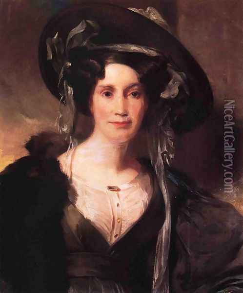 Portrait of a Lady Oil Painting - Thomas Sully