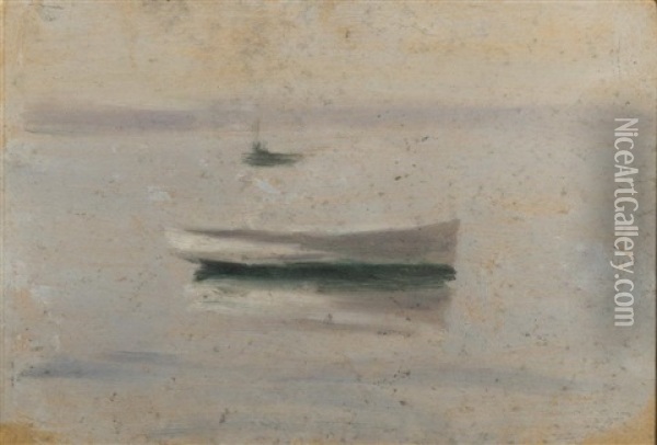 Boat Oil Painting - Clarice Marjoribanks Beckett