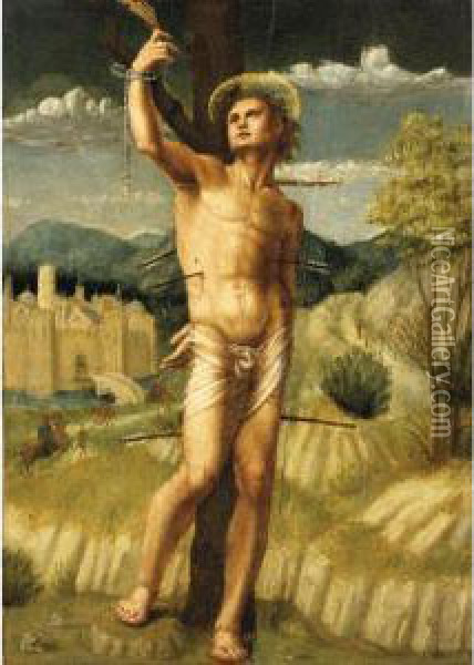 The Martyrdom Of St. Sebastian Oil Painting - Il Mazziere